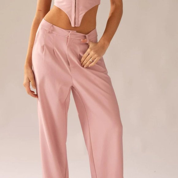 Peppermayo Exclusive - Magdalena Suit Pants - Lovers Pink - Never Worn - Size 6 - Picture 5 of 5